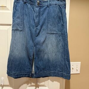 Pilcro Blue Denim Skirt